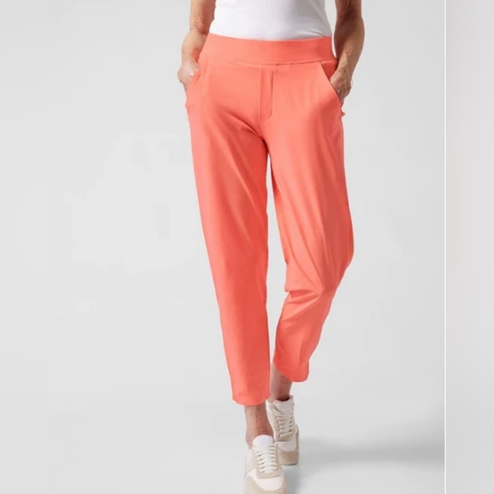 Athleta Brooklyn Ankle Pant - Sunset Glow - size 8